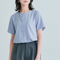 KiraKiraShop/キラキラショップ KiraKiraShop トップス《バックファスナーシフォンTシャツ 全5色 4サイズ》 ［jht0003］/508298036