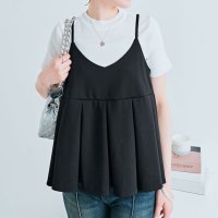 KiraKiraShop/キラキラショップ KiraKiraShop トップス《mochizエレ プリーツキャミビスチェ 全4色 2サイズ》 ［jht0019］/508298047