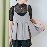KiraKiraShop/キラキラショップ KiraKiraShop トップス《mochizエレ プリーツキャミビスチェ 全4色 2サイズ》 ［jht0019］/508298047