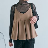 KiraKiraShop/キラキラショップ KiraKiraShop トップス《mochizエレ プリーツキャミビスチェ 全4色 2サイズ》 ［jht0019］/508298047