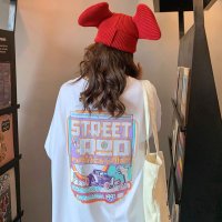 KiraKiraShop/キラキラショップ KiraKiraShop Tシャツ《90’sリバイバルバックプリントTシャツ 全3色 3サイズ》 ［ssg0125］/508298054
