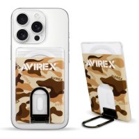 AVIREX/アヴィレックス AVIREX AVIREX [MagSafeカードケース/迷彩ベージュ]/508298194