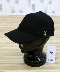 Varzar/バザール VARZAR シルバースタッドオーバー フィットボールキャップ Silver stud over fit ball cap black 帽子 639 /508298231