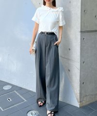 futier land/フューティアランド Futier Land フリルオフショル風Tシャツ/508298244
