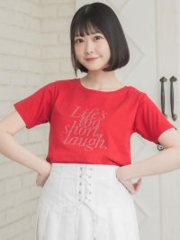 Emsexcite/エムズエキサイト ems excite ラインストーンロゴTEE/508298286