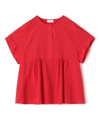 Ballsey/ボーダーサッカー サックブラウス/508298342