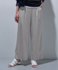 INDIVI/新色登場！【雑誌掲載/褒められパンツ／洗える】ウエストゴムワイドタックパンツ/505927404