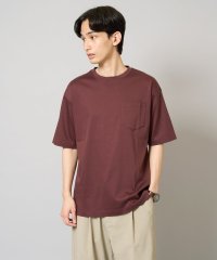 a.v.v (MEN)/【接触冷感/UVカット/毛玉になりにくい】シルケットスムースワイドシルエットカットソー/507818442