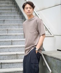 a.v.v (MEN)/【接触冷感/UVカット/毛玉になりにくい】シルケットスムースワイドシルエットカットソー/507818442