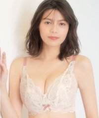 aimerfeel/エメフィール aimerfeel カシュクールレース脇高ブラ(R) 単品ブラジャー (FGHカップ) / ワイヤーブラジャー 補整下着 脇高ブラ 脇高設計 脇高/507918467
