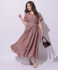 Apuweiser-riche/シアーシャツ半袖ワンピース/508010084