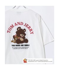 MARUKAWA/Tom＆Jerry/トムとジェリー キャラクター フロント バックサガラ刺繍 オーバーサイズ半袖Tシャツ レディース メンズ/508104536