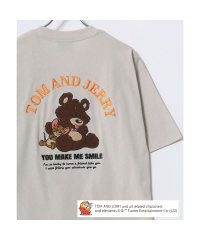 MARUKAWA/Tom＆Jerry/トムとジェリー キャラクター フロント バックサガラ刺繍 オーバーサイズ半袖Tシャツ レディース メンズ/508104536
