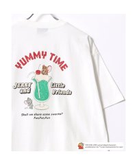 MARUKAWA/Tom＆Jerry/トムとジェリー キャラクター フロント バックサガラ刺繍 オーバーサイズ半袖Tシャツ レディース メンズ/508104536