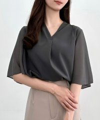 CENEA/セネア CENEA CENEA シアースリーブデザイン襟ブラウス/508162516