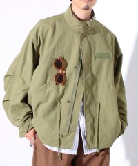 GLOSTER/【GLOSTER/グロスター】ミリタリーテイスト ショート丈モッズブルゾン 裏メッシュ/508239850