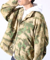 GLOSTER/【GLOSTER/グロスター】ミリタリーテイスト ショート丈モッズブルゾン 裏メッシュ/508239850