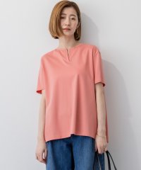 NIJYUSANKU（LARGE SIZE）/【汗じみ防止/洗える】スムースデザイン バックフレア カットソー/508256012