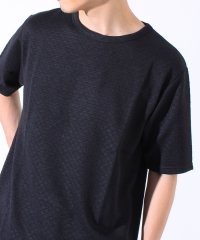 GLOSTER/【GLOSTER/グロスター】リンクスジャガード クルーネックTシャツ/508270682