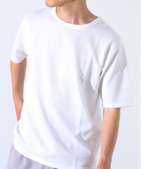 GLOSTER/【GLOSTER/グロスター】リンクスジャガード クルーネックTシャツ/508270682