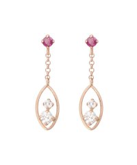 Samantha Tiara/K10 PG ドロップピアス≪7月 誕生石≫/508295567