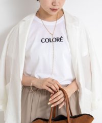 NOLLEY’S sophi/シルケット天竺フロッキーロゴTシャツ/508296515