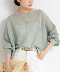 2nd NOLLEY'S/《手洗い可能》ドライメッシュショートプルオーバーニット/508296521