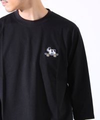GLOSTER/【GLOSTER/グロスター】デジブル 七分袖Tシャツ ドット刺繍/508297731