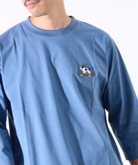 GLOSTER/【GLOSTER/グロスター】デジブル 七分袖Tシャツ ドット刺繍/508297731