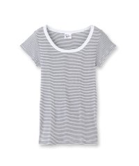 DRESSTERIOR/Robert．P．Miller（ロベルト・ピー・ミラー）パネルリブボーダーUネックTシャツ/508297871