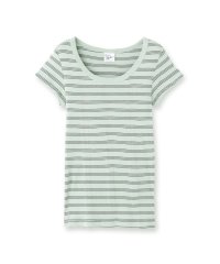 DRESSTERIOR/Robert．P．Miller（ロベルト・ピー・ミラー）パネルリブボーダーUネックTシャツ/508297871