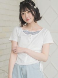 Emsexcite/エムズエキサイト ems excite レイヤード風ドロストTEE/508298283