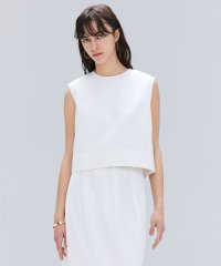 BEIGE，/【洗える】NAVIGLIO / ショート丈ノースリーブデニムブラウス/508298358