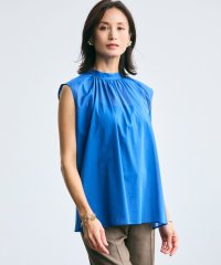 BEIGE，/【洗える】BAC / コットンバックボウタイノースリーブブラウス/508298359