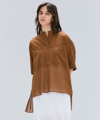BEIGE，/【洗える】BAC / コットンビックポケットスタンドカラーシャツ/508298360