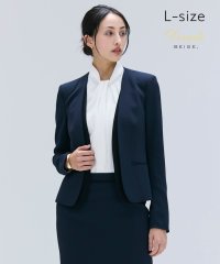 BEIGE，/【洗える・L－size】CINDY / ダブルカラージャケット/508298361