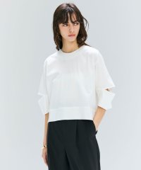 BEIGE，/【洗える】DUOMO / コットンスリットスリーブトップス/508298370
