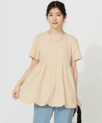 any SiS S/【洗える】コンビネーションペプラム チュニック/508298377