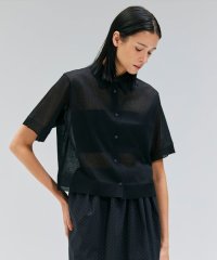 BEIGE，/【洗える】MILANO / リネン混シアーポロカラーニット/508298380