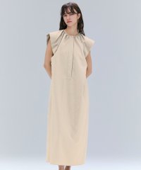 BEIGE，/【洗える/接触冷感/速乾/UVケア対応】BATEAU / フレンチスリーブAラインタックワンピース/508298386