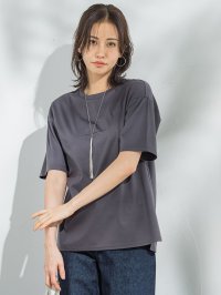 LAUTREAMONT/ロートレアモン LAUTREAMONT スムースストレッチカットソー≪洗濯機で洗える≫/508298612