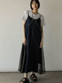 RADIATE/ラディエイト RADIATE サイドメッシュデニムワンピース/508298804