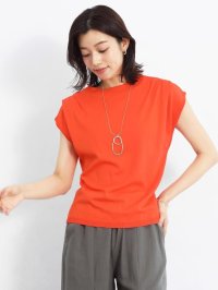 FENNEL/フェンネル FENNEL ショルダータックフレンチスリーブニットトップス/508298822