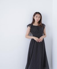 NATURAL BEAUTY BASIC/シアードットシャーリングワンピース/508298828