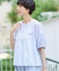 Dessin/【洗える】ギャザー入りバルーンスリーブブラウス/508299213