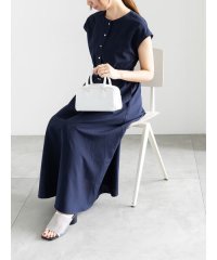 Te chichi/リネンライクウエストマークワンピース/508299226