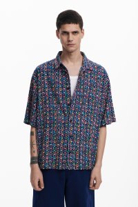 Desigual/デシグアル Desigual エスニック柄の半袖シャツ/508299331