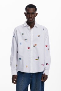 Desigual/デシグアル Desigual モチーフプリント長袖シャツ/508299332