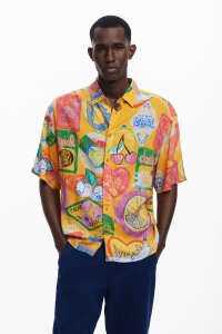 Desigual/デシグアル Desigual フルーツ柄の半袖シャツ/508299333