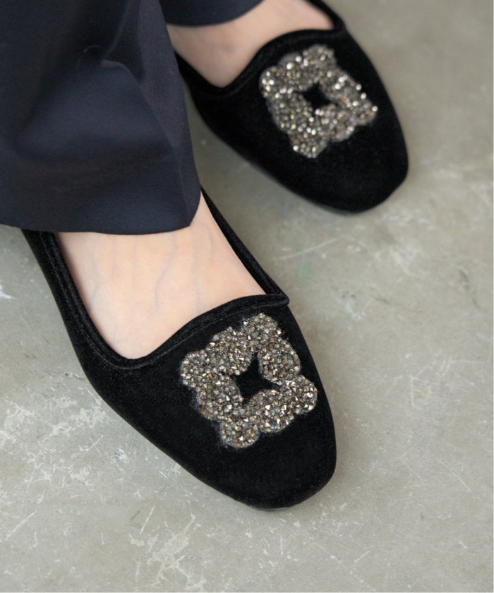 予約》MALUS/マリュス VELVET BIJOU SHOES(508299380) | イエナ